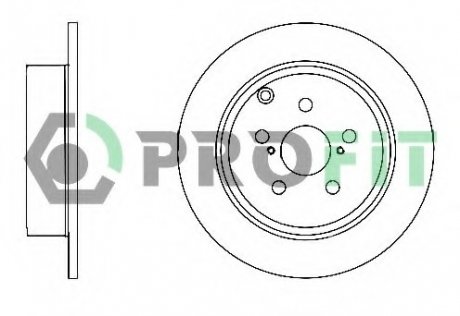Тормозной диск PROFIT 5010-1406
