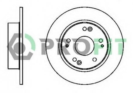 Тормозной диск PROFIT 5010-1390 (фото 1)