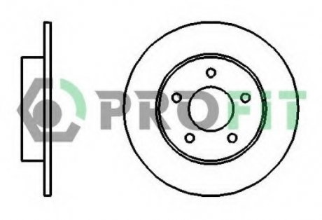 Тормозной диск PROFIT 5010-1383 (фото 1)