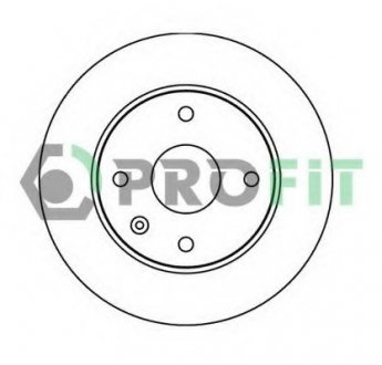 Тормозной диск PROFIT 5010-1257