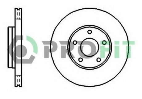 Тормозной диск PROFIT 5010-1222