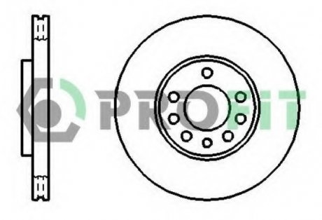 Тормозной диск PROFIT 5010-1191 (фото 1)