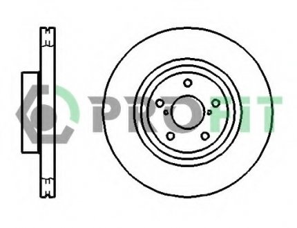 Тормозной диск PROFIT 5010-1175 (фото 1)