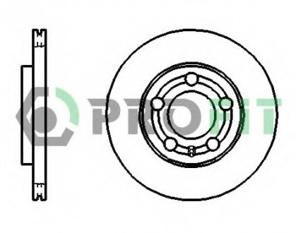 Тормозной диск PROFIT 5010-1164 (фото 1)