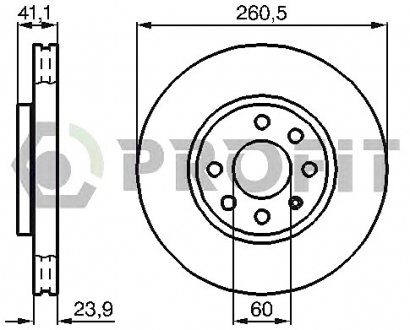 Тормозной диск PROFIT 5010-1131