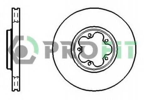 Тормозной диск PROFIT 5010-1113 (фото 1)