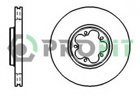 Тормозной диск PROFIT 5010-1112 (фото 1)