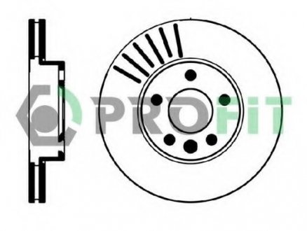Тормозной диск PROFIT 5010-0846 (фото 1)