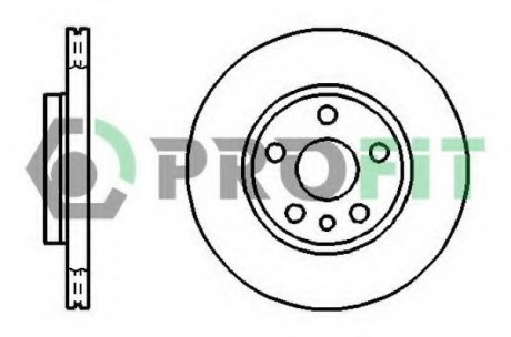 Тормозной диск PROFIT 5010-0842 (фото 1)