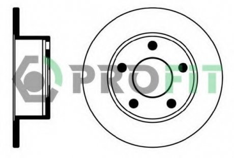Тормозной диск PROFIT 5010-0321 (фото 1)