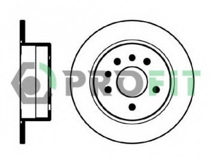 Тормозной диск PROFIT 5010-0239 (фото 1)