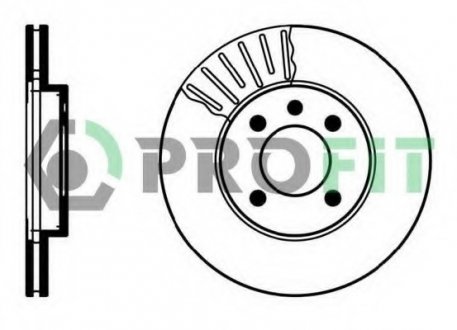 Тормозной диск PROFIT 5010-0207 (фото 1)