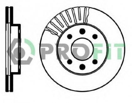 Тормозной диск PROFIT 5010-0158