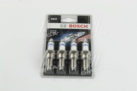 Свiчка запалювання wr78 super-4 sb BOSCH 0242232803