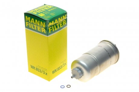 Топливный фильтр MANN (Манн) WK853/3X (фото 1)