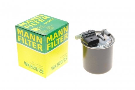 Фільтр паливний дизельний -FILTER MANN (Манн) WK820/22 (фото 1)