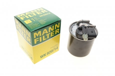 Фільтр паливний дизельний -FILTER MANN (Манн) WK820/14 (фото 1)