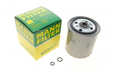 Топливный фильтр MANN (Манн) WK817/3X (фото 1)