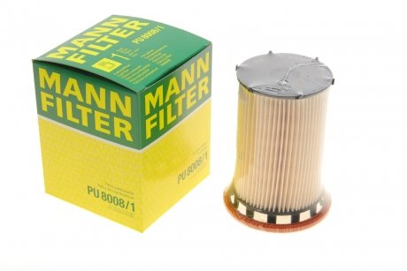 Топливный фильтр MANN (Манн) PU8008/1 (фото 1)