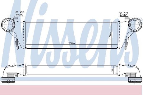 Радиатор наддува NISSENS 96387