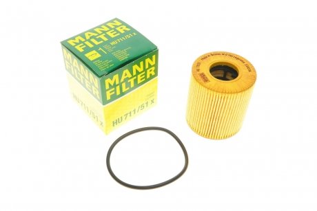 Фільтр оливний MANN-FILTER MANN (Манн) HU711/51X