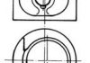 Поршень в комплекті на 1 циліндр, 2-й ремонт (+0,50) KOLBENSCHMIDT 93872620 (фото 1)