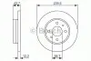 Гальмівний диск LADA Samara F - знято з вир-ва BOSCH 0986479905 (фото 1)