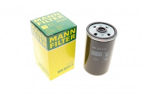 Фільтр паливний дизельний -FILTER MANN (Манн) WK824/3 (фото 1)