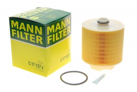 Фільтр повітряний двигуна -FILTER MANN (Манн) C17137X (фото 1)