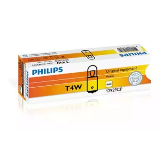 Автолампа 4 W, 12 V прозора PHILIPS 12929 CP