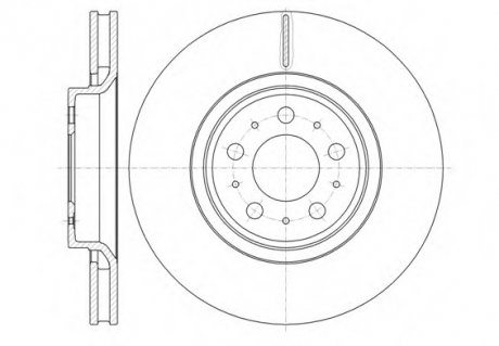 Тормозной диск REMSA 61303.10 (фото 1)
