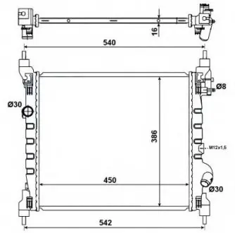 Радиатор охлаждения NRF 53195