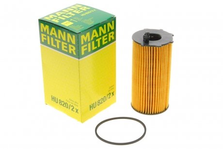 Фільтр масляний MANN-FILTER MANN (Манн) HU820/2X
