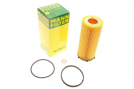 Фільтр оливний MANN-FILTER MANN (Манн) HU720/3X