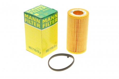 Масляный фильтр MANN (Манн) HU719/8Y (фото 1)