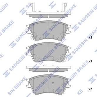 Тормозные колодки HI-Q SP1147