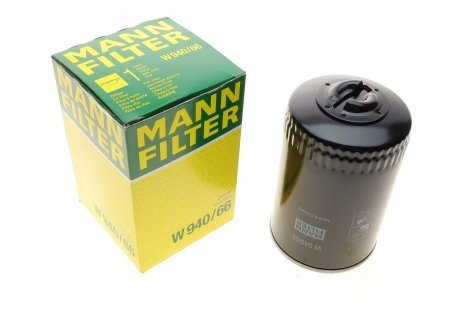 Масляный фильтр MANN (Манн) W940/66 (фото 1)