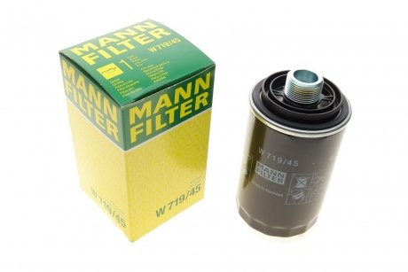 Масляный фильтр MANN (Манн) W719/45 (фото 1)