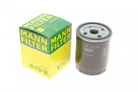 Масляний фільтр MANN (Манн) W713/16 (фото 1)