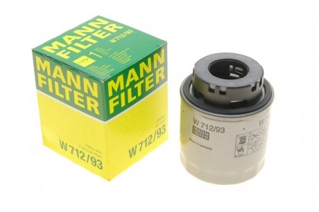 Масляный фильтр MANN (Манн) W712/93 (фото 1)