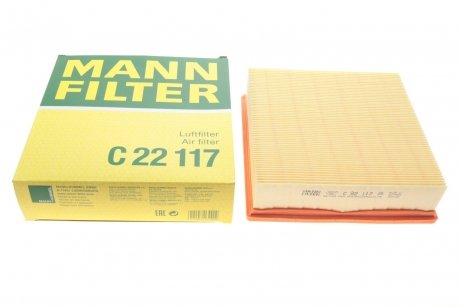 Фільтр повітряний двигуна MANN-FILTER MANN (Манн) C22117