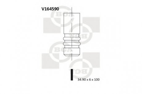 Клапан двигуна BGA V164590 (фото 1)