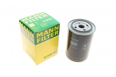 Масляный фильтр MANN (Манн) W940/62 (фото 1)