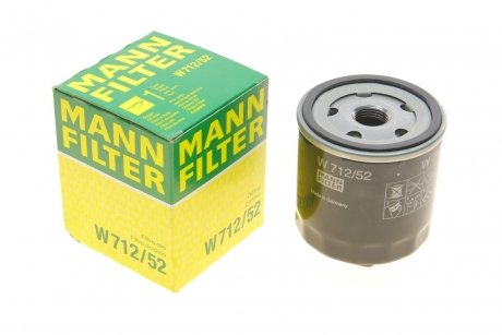 Масляный фильтр MANN MANN (Манн) W712/52
