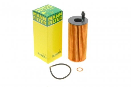 Фільтр оливний MANN-FILTER MANN (Манн) HU6004X