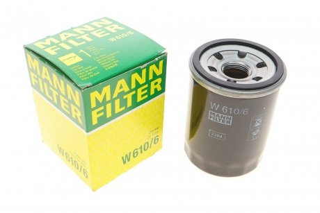 Фільтр масляний MANN-FILTER W 610/6 MANN (Манн) W610/6