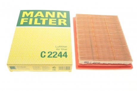 Фільтр повітряний двигуна -FILTER MANN (Манн) C2244 (фото 1)
