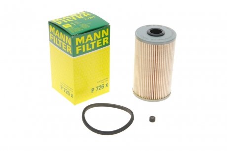 Фільтр паливний дизельний MANN-FILTER MANN (Манн) P726X