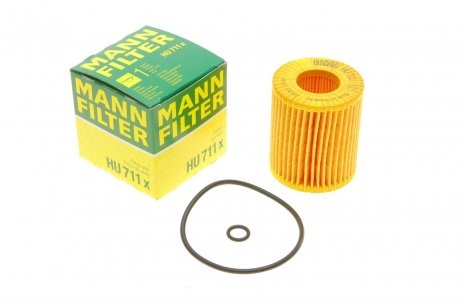 Масляный фильтр MANN (Манн) HU711X (фото 1)