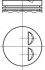 Поршень в комплекті на 1 циліндр, 1-й ремонт (+0,5) NURAL 87-102707-10 (фото 1)